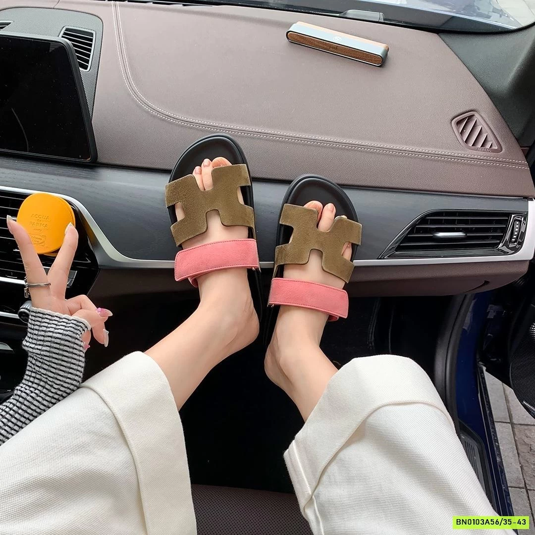 DÉP LÊ CHỮ H QUAI DA LỘN