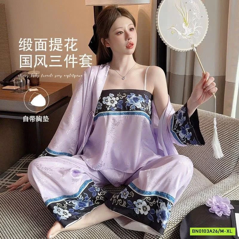 SÉT NGỦ LỤA 3 CHI TIẾT