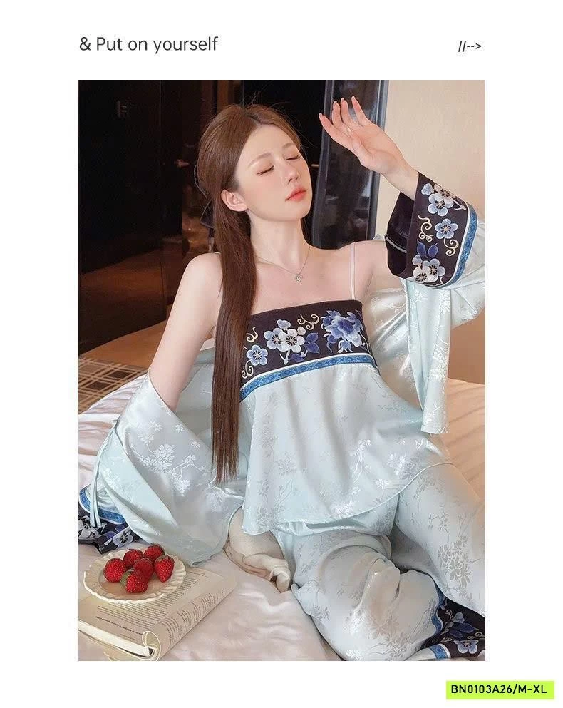 SÉT NGỦ LỤA 3 CHI TIẾT