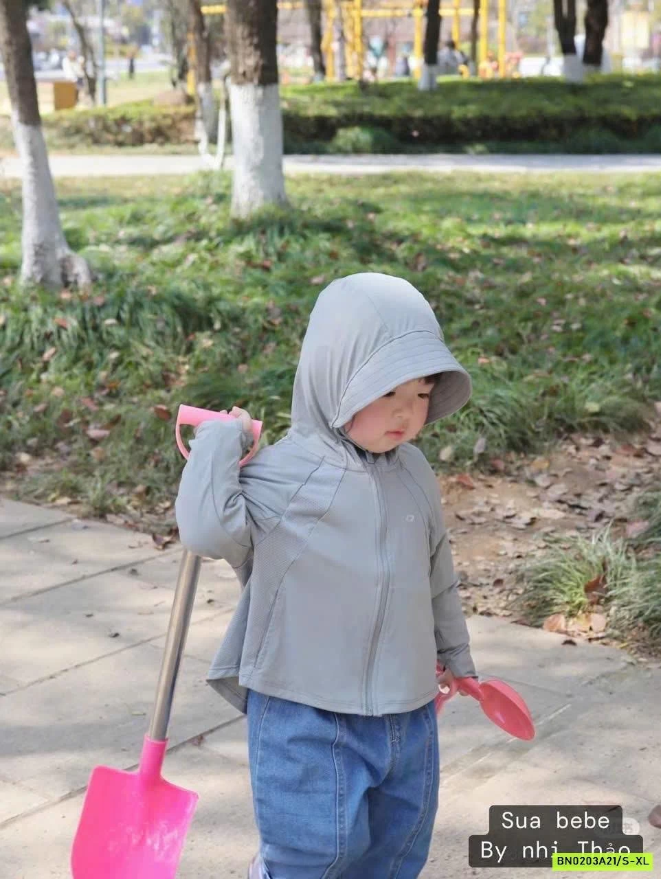 ÁO CHỐNG NẮNG BĂNG LẠNH UPF50+ CHO BÉ