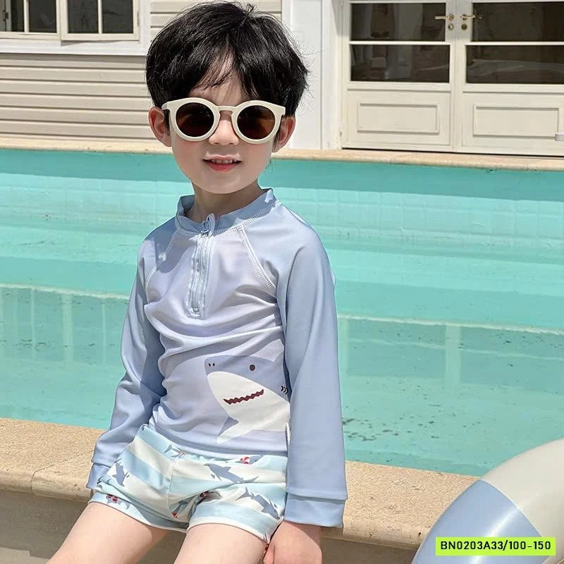 BỘ BƠI DÀI TAY BÉ TRAI