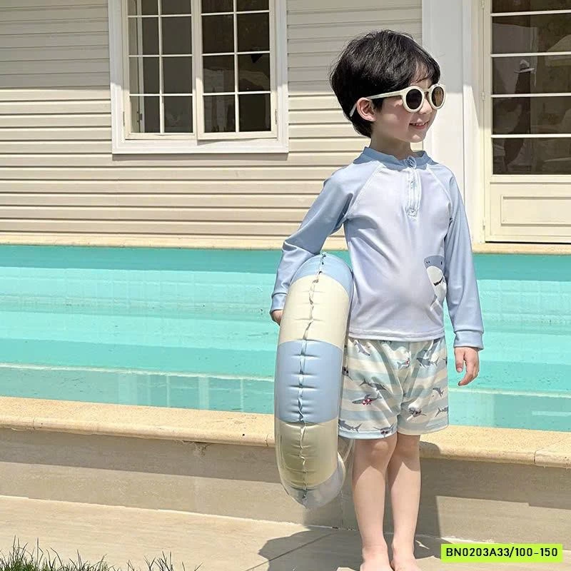 BỘ BƠI DÀI TAY BÉ TRAI