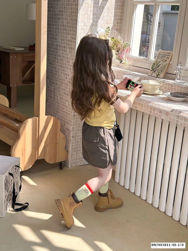 ÁO THUN PHỐI MÀU CHỈ NỔI  AMBB 25B027