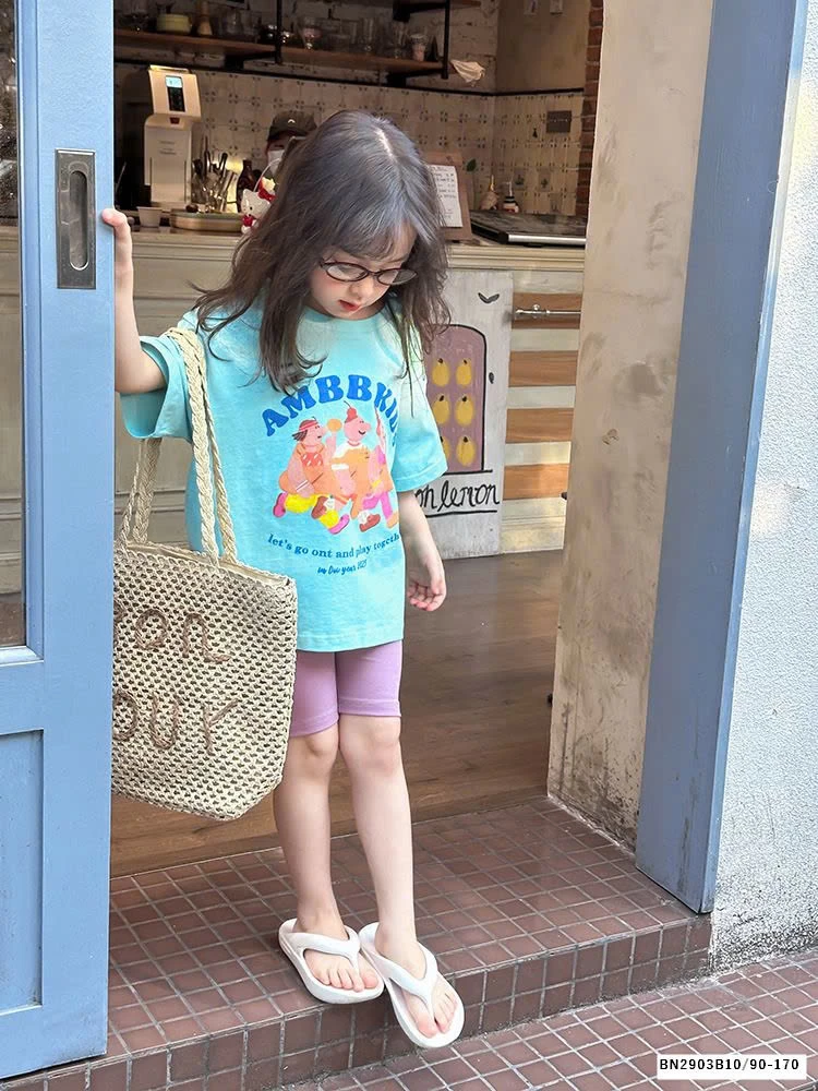 BST ÁO THUN IN HÌNH NGỘ NGHĨNH AMBB 25B156