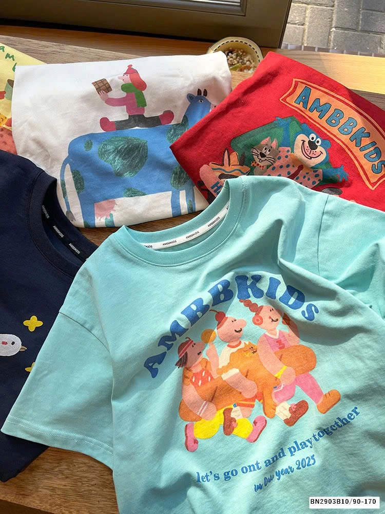 BST ÁO THUN IN HÌNH NGỘ NGHĨNH AMBB 25B156