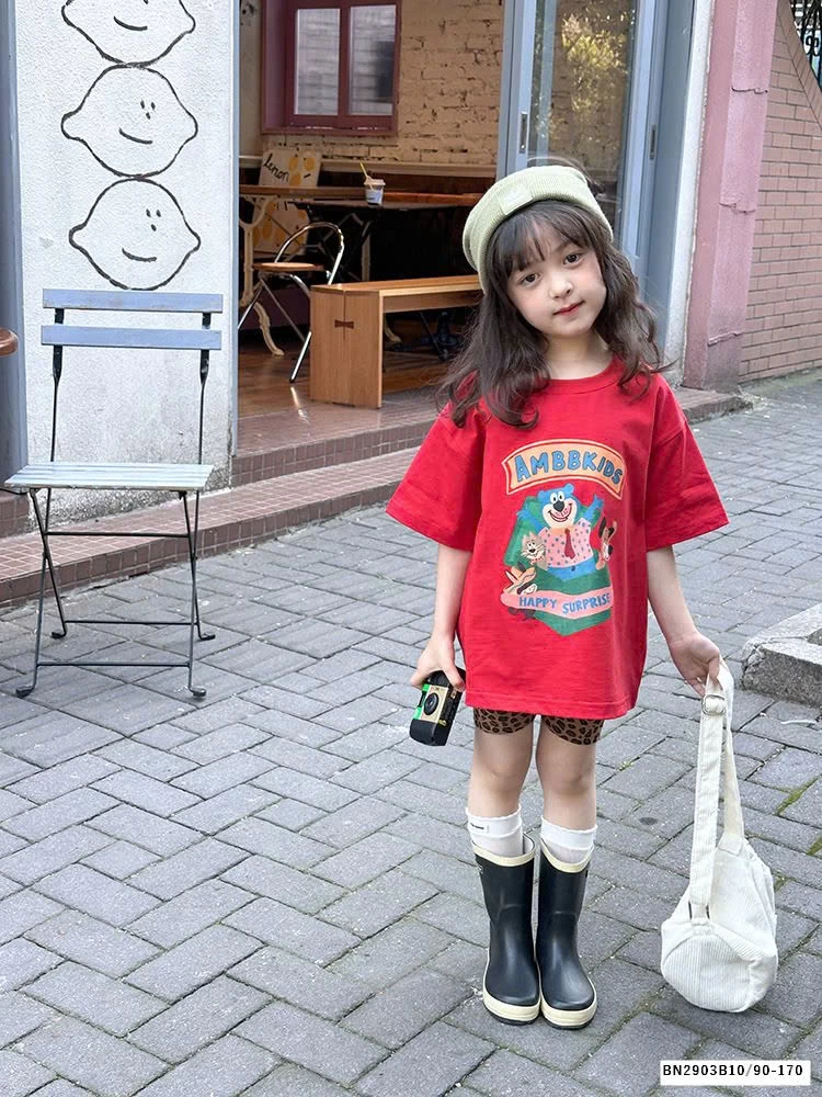 BST ÁO THUN IN HÌNH NGỘ NGHĨNH AMBB 25B156