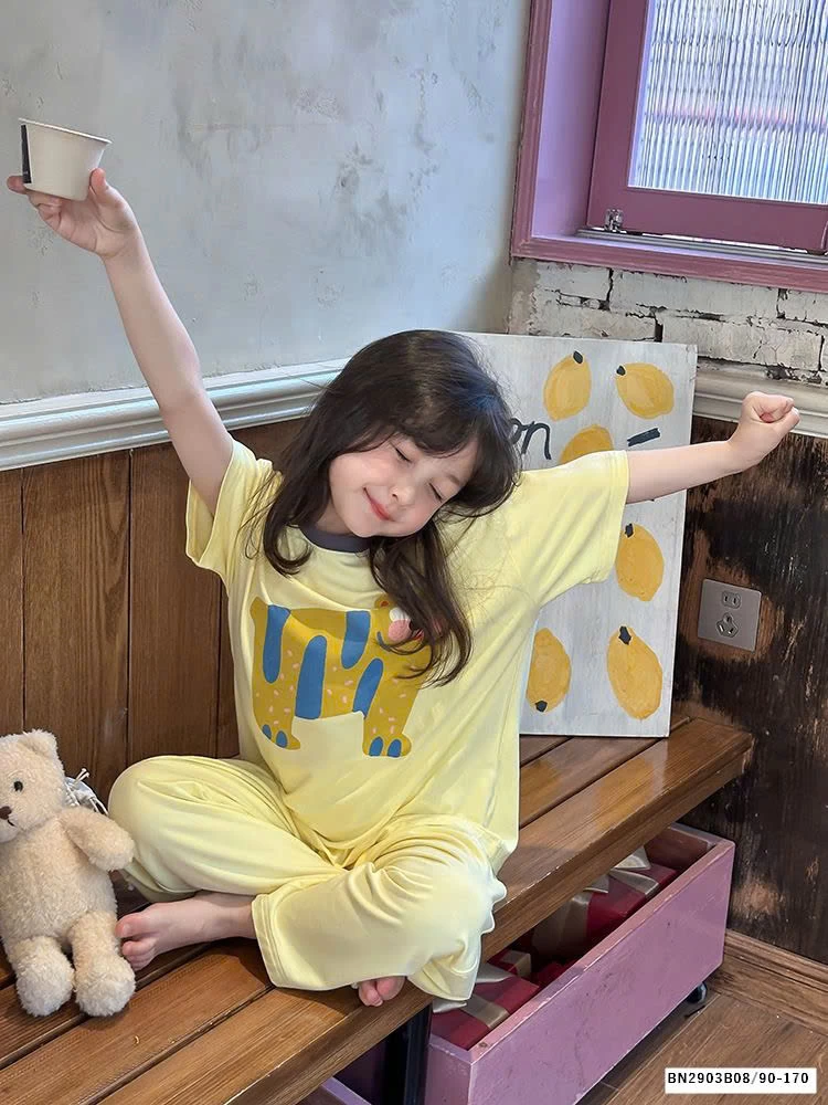 BỘ NGỦ COTTON HOẠT HÌNH AMBB  25B142