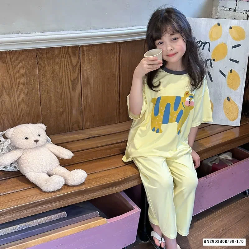 BỘ NGỦ COTTON HOẠT HÌNH AMBB  25B142