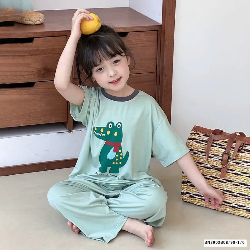 BỘ NGỦ COTTON HOẠT HÌNH AMBB  25B142