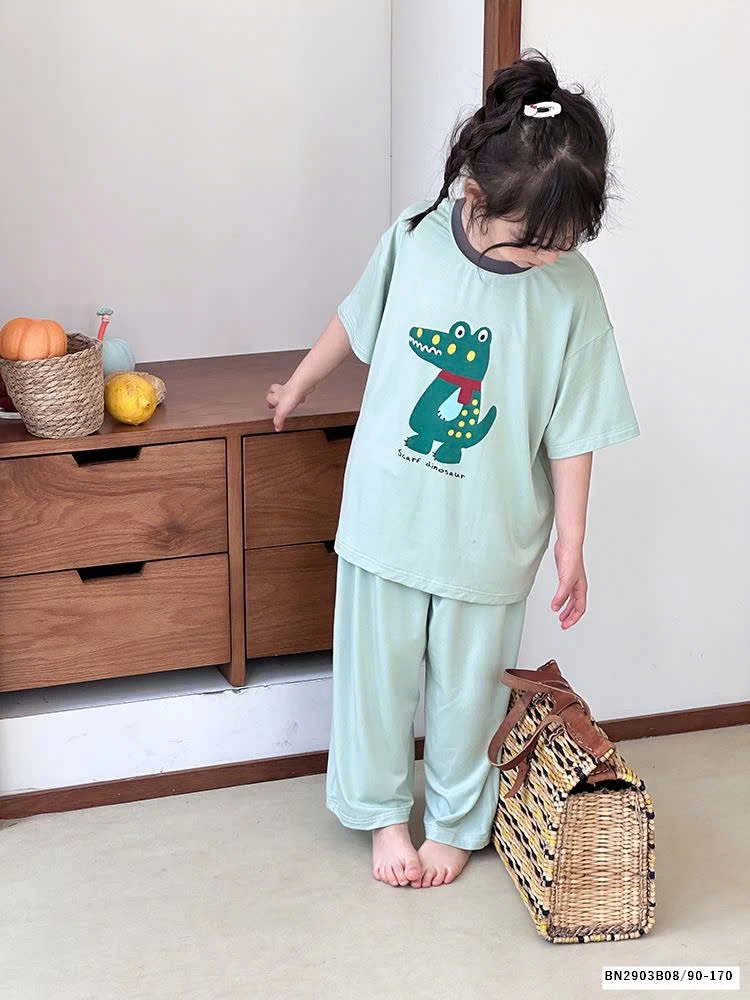 BỘ NGỦ COTTON HOẠT HÌNH AMBB  25B142