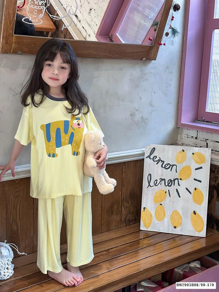 BỘ NGỦ COTTON HOẠT HÌNH AMBB  25B142