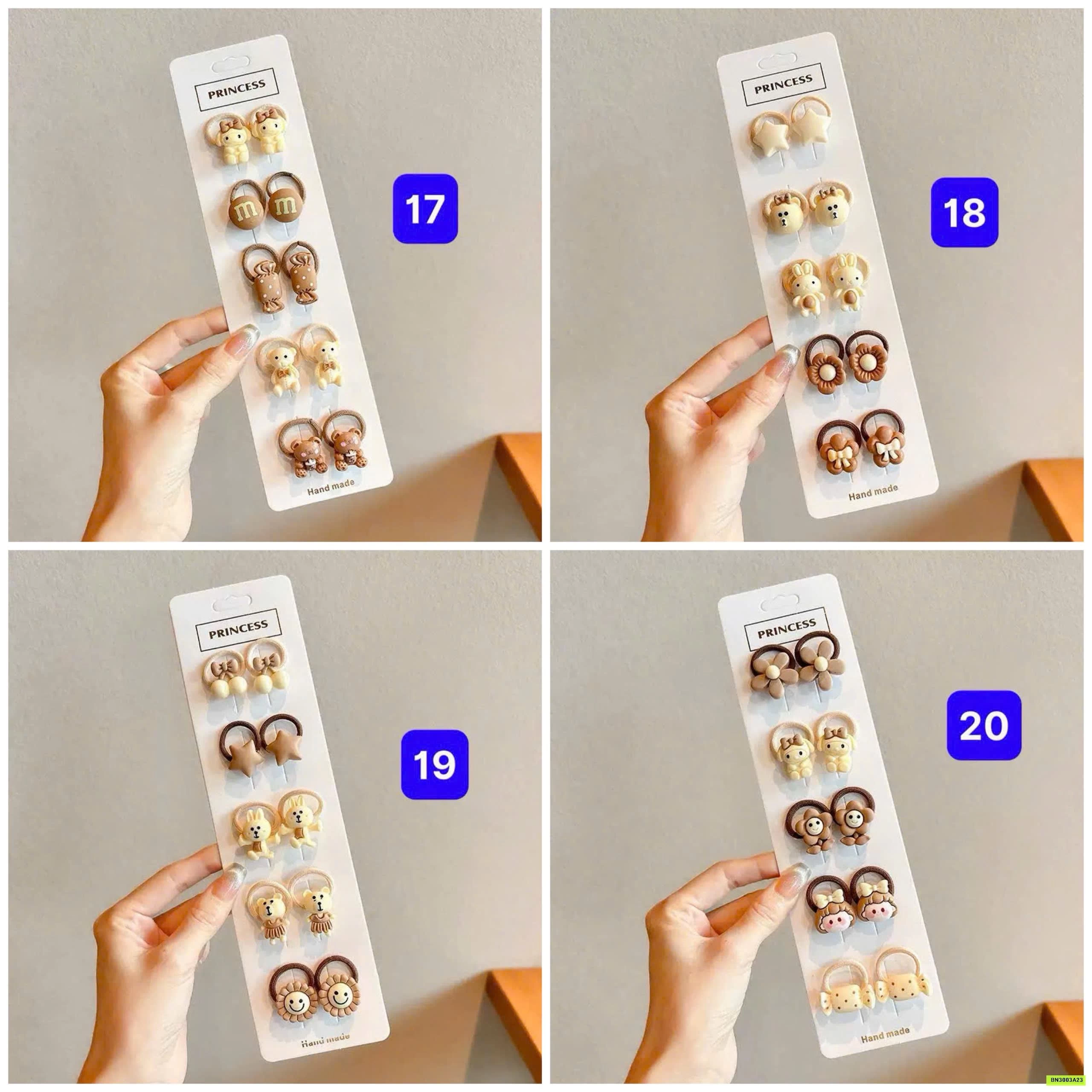 BÌA 10 CHUN BUỘC TÓC DỄ THƯƠNG CHO BÉ