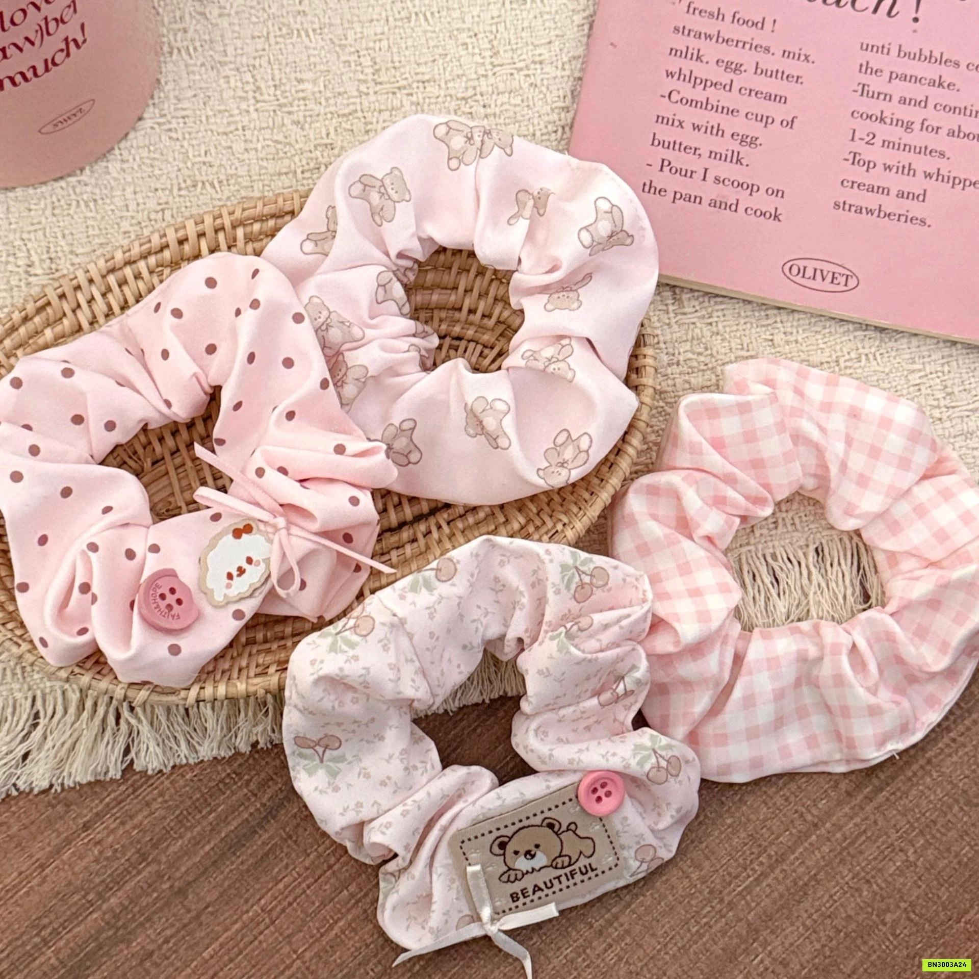 SÉT 10 DÂY BUỘC TÓC DỄ THƯƠNG