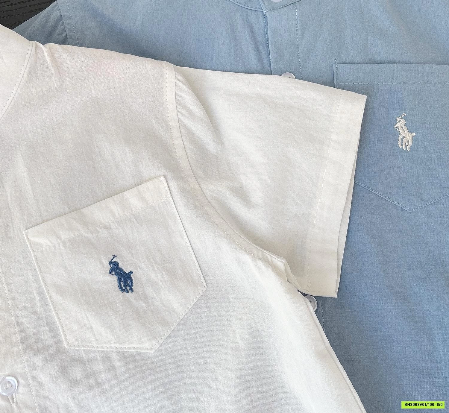 SƠ MI CỔ TRỤ TÚI NGỰC KACADY