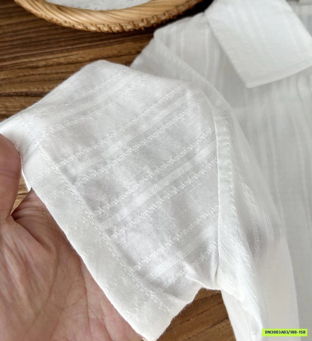 SƠ MI ĐŨI NGẮN TAY THÊU GẤU KACADY