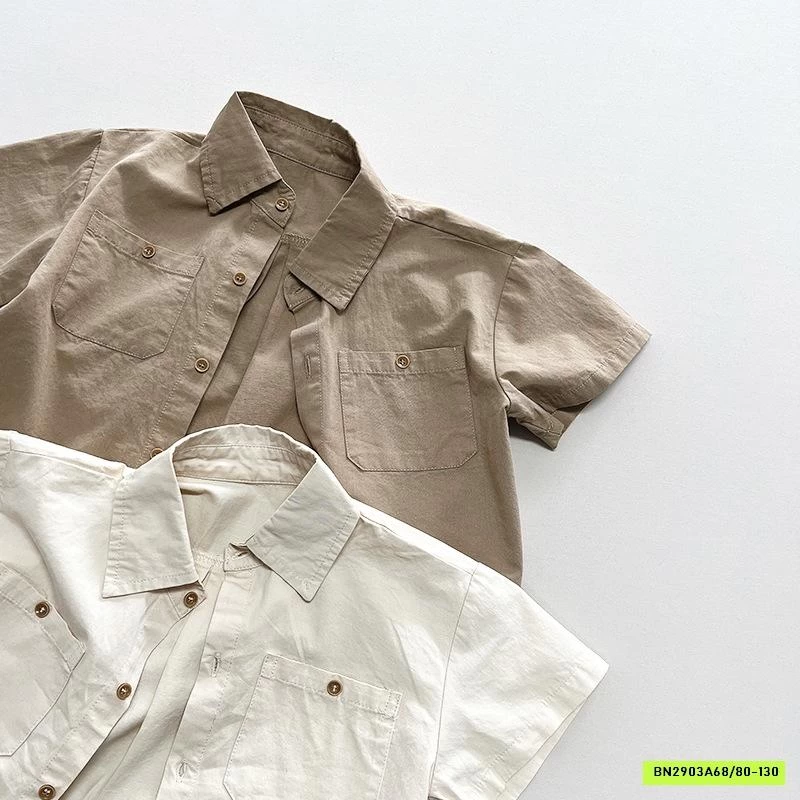 SƠ MI ĐUÔI TÔM TÚI NGỰC MZYY