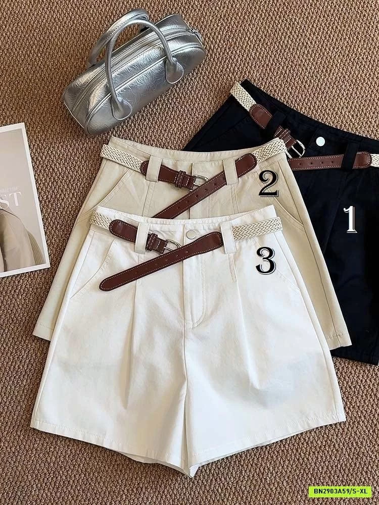 QUẦN SHORT KÈM BELT ĐAN ANNA