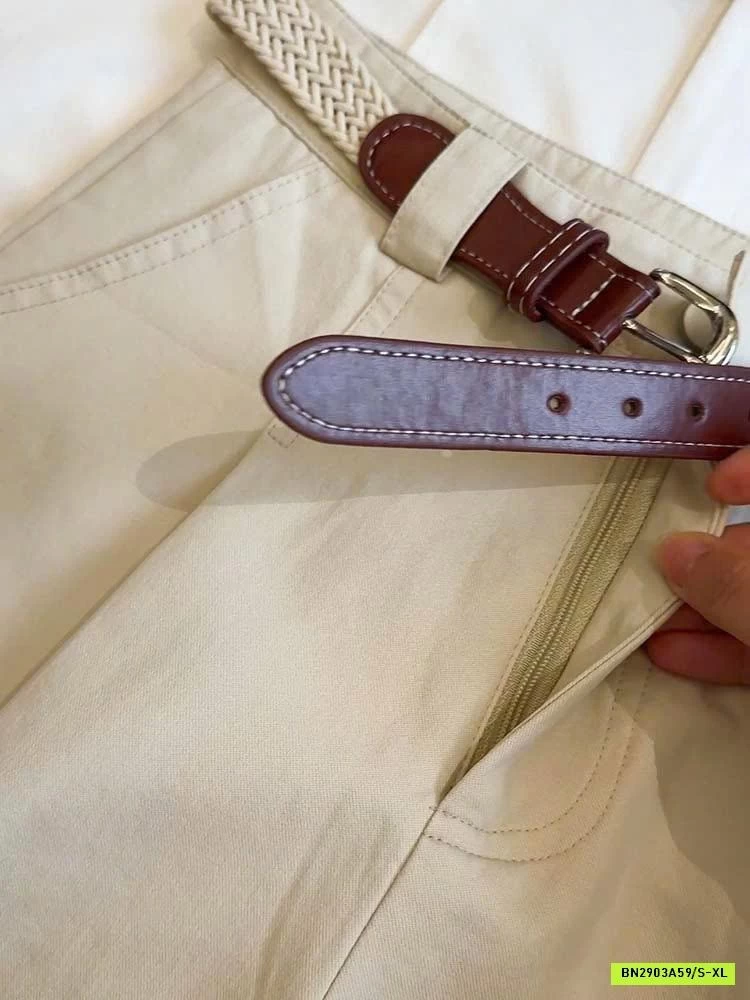 QUẦN SHORT KÈM BELT ĐAN ANNA