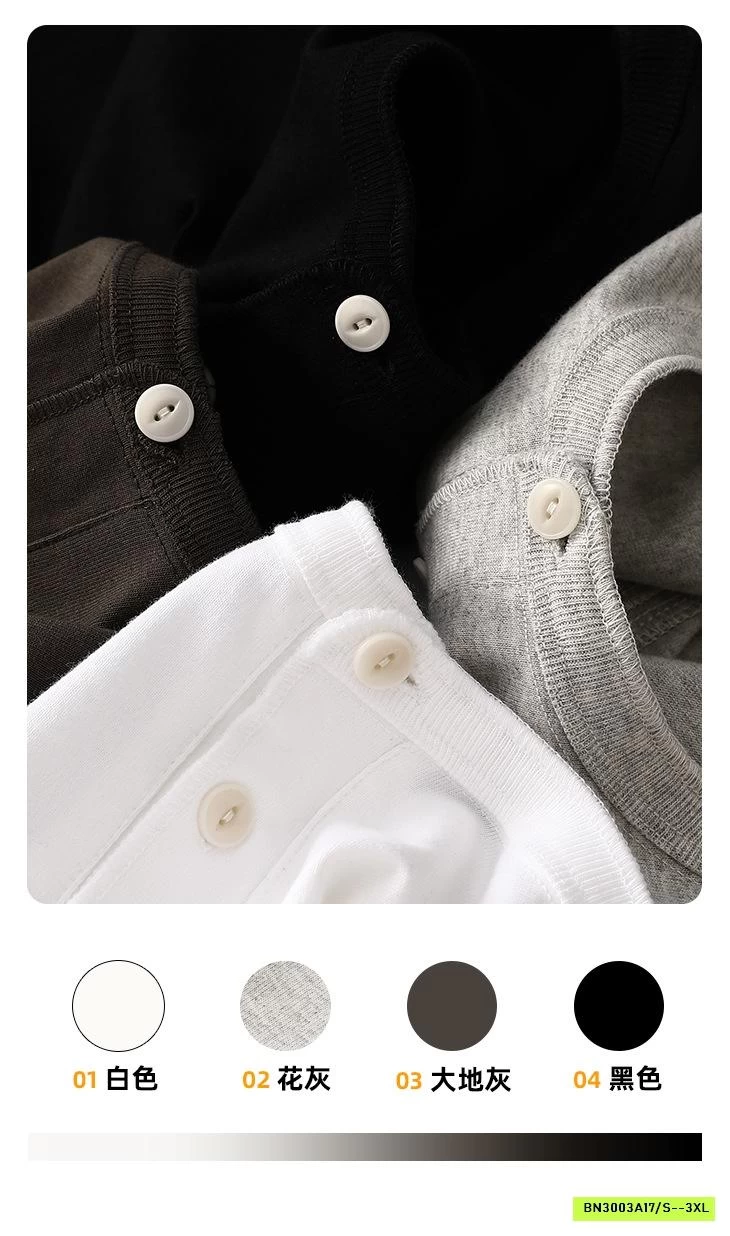 ÁO NAM CỔ TRÒN CÚC CỔ