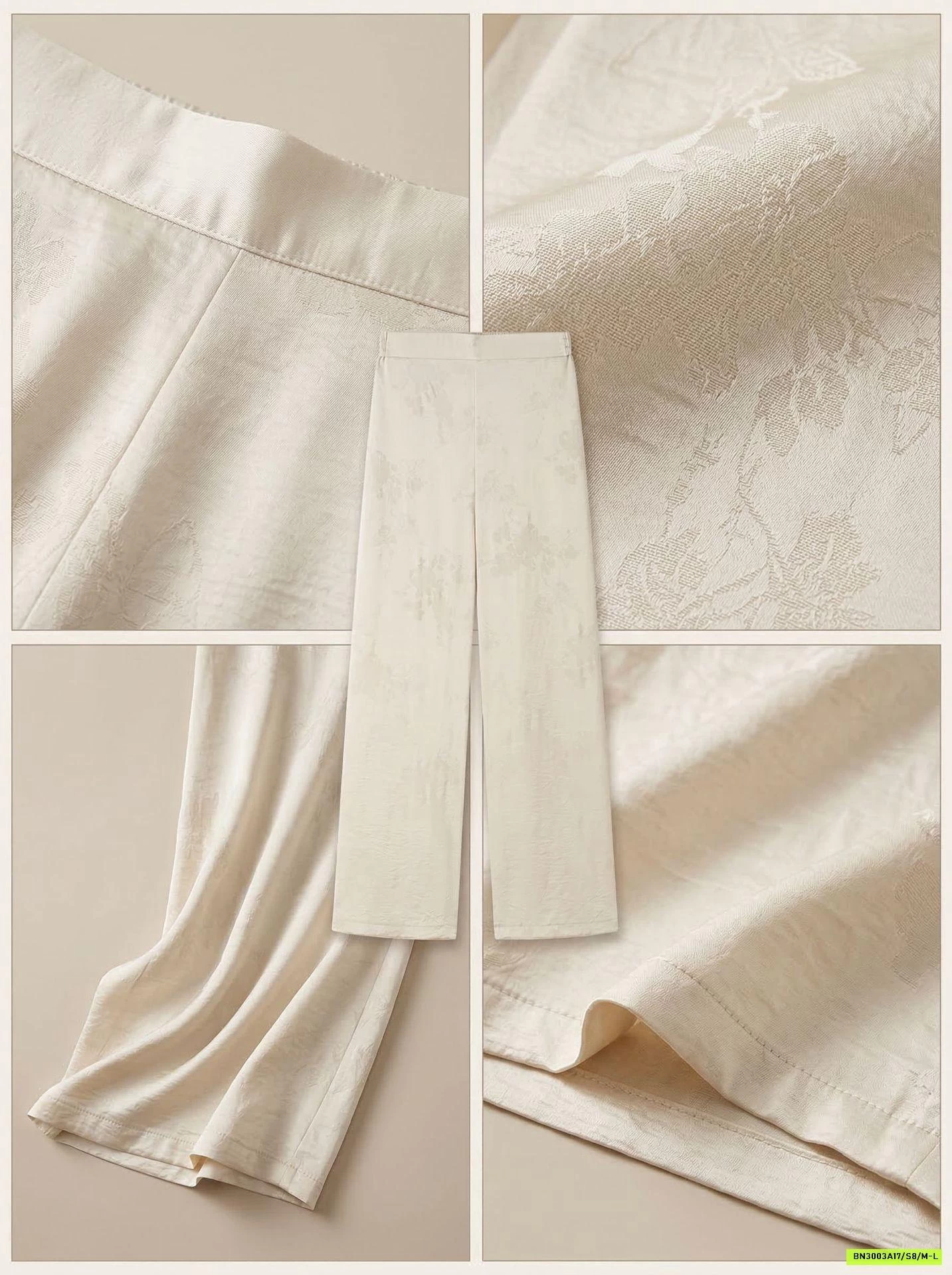 QUẦN LỤA ĐŨI SUÔNG THÊU NỔI