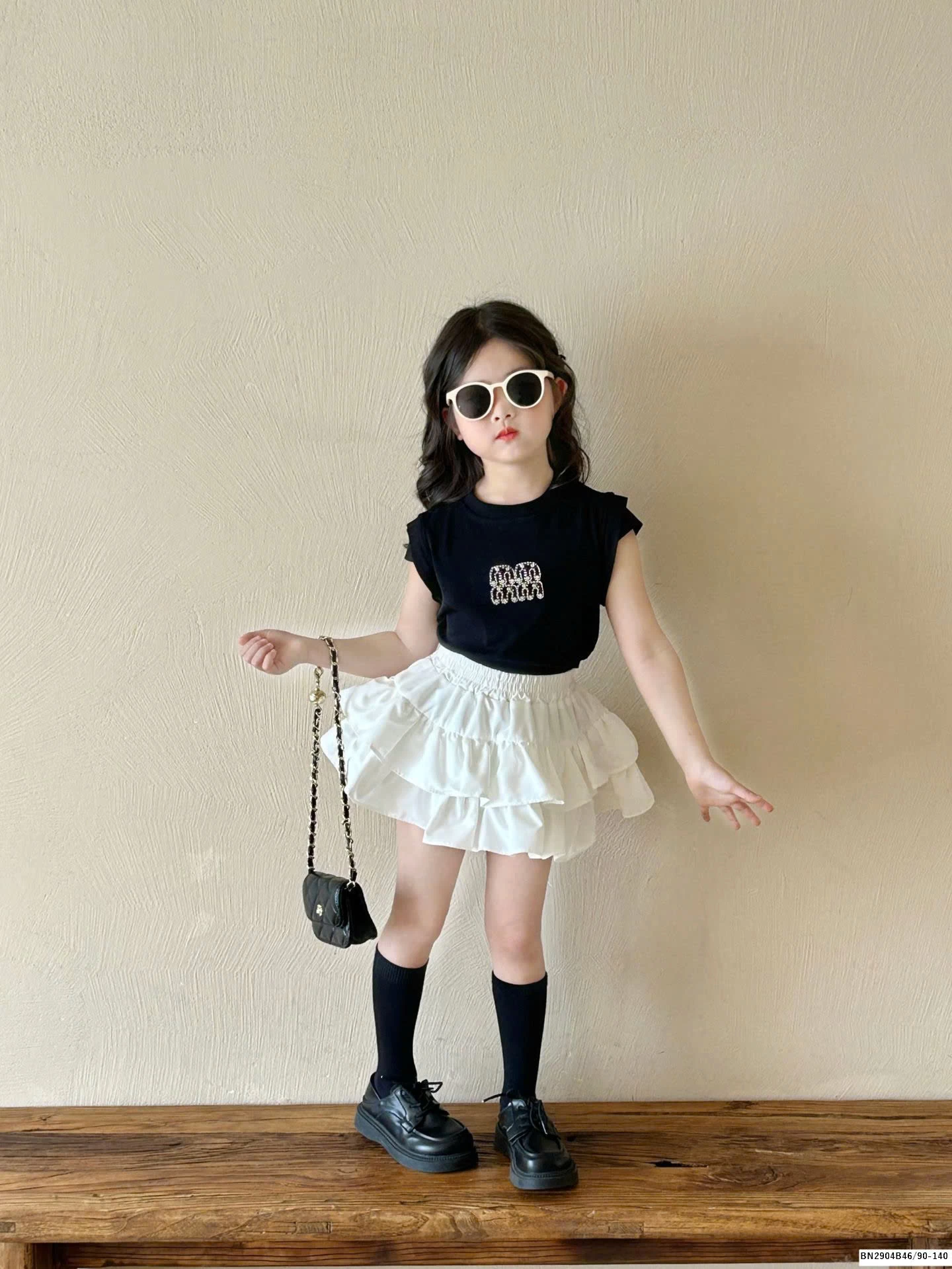 SÉT ÁO THUN HỞ LƯNG MIX CHÂN VÁY