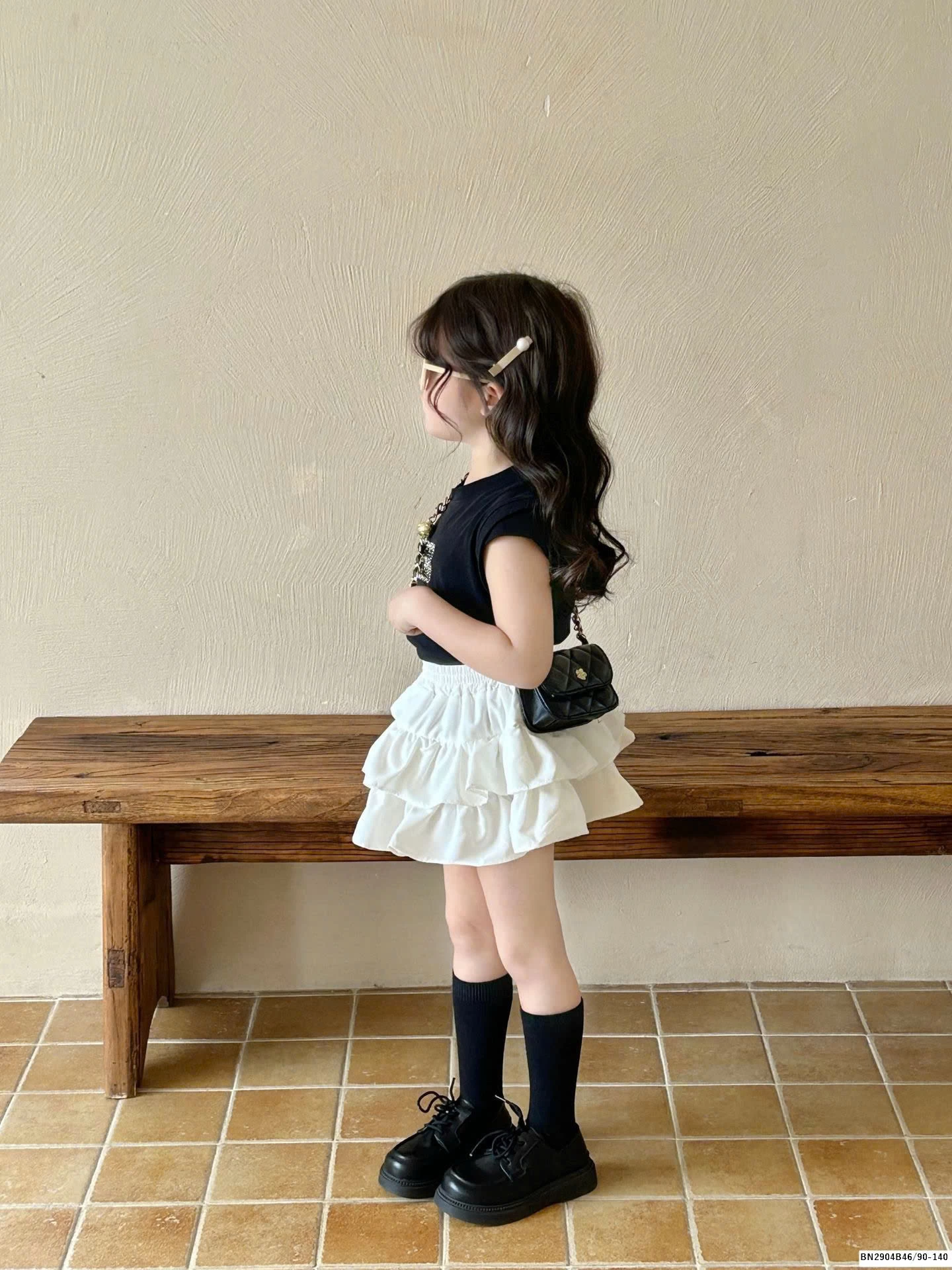 SÉT ÁO THUN HỞ LƯNG MIX CHÂN VÁY