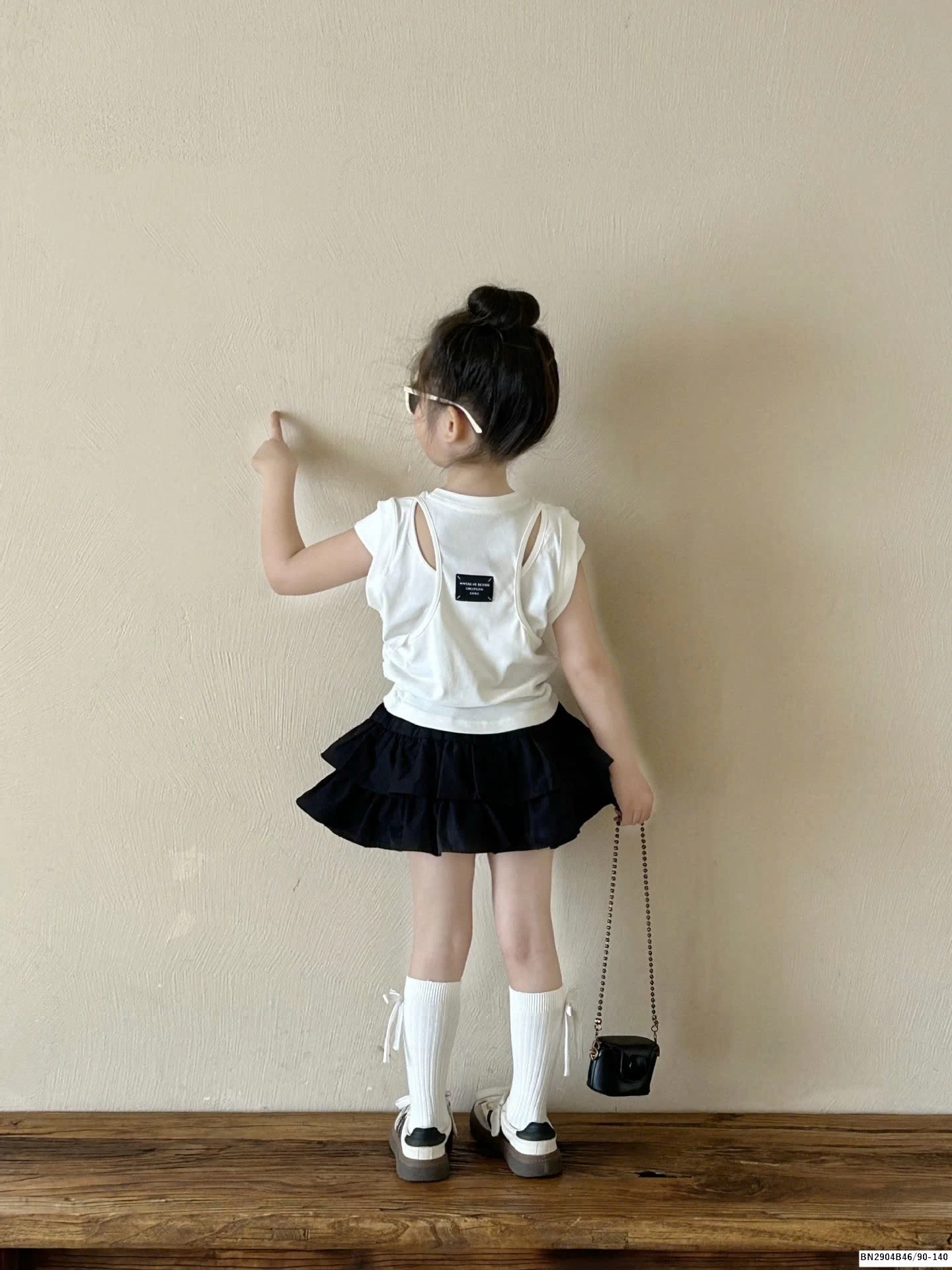 SÉT ÁO THUN HỞ LƯNG MIX CHÂN VÁY