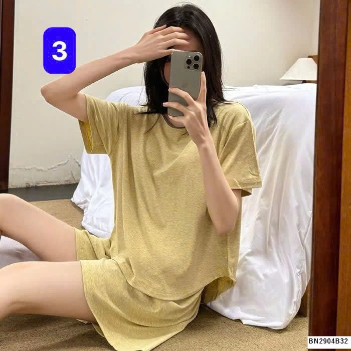 BỘ MẶC NHÀ TRƠN CHO NỮ