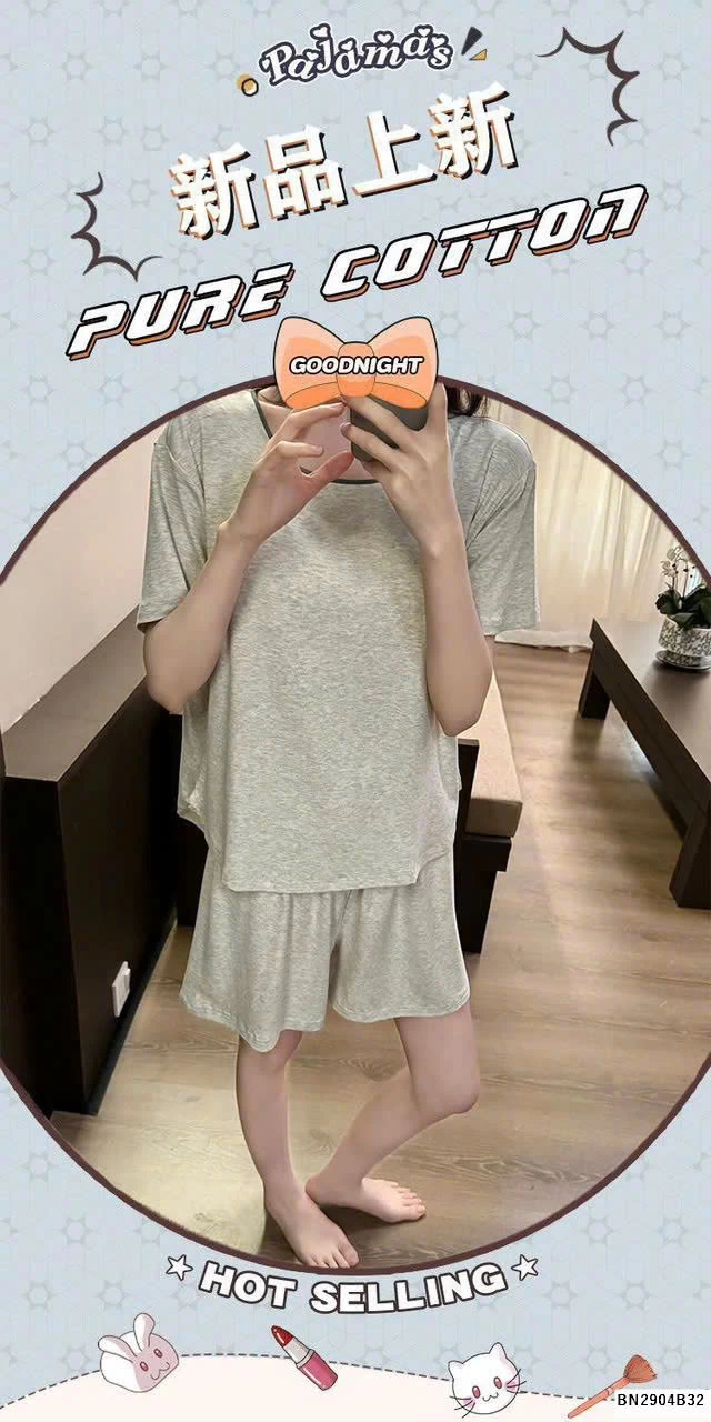 BỘ MẶC NHÀ TRƠN CHO NỮ