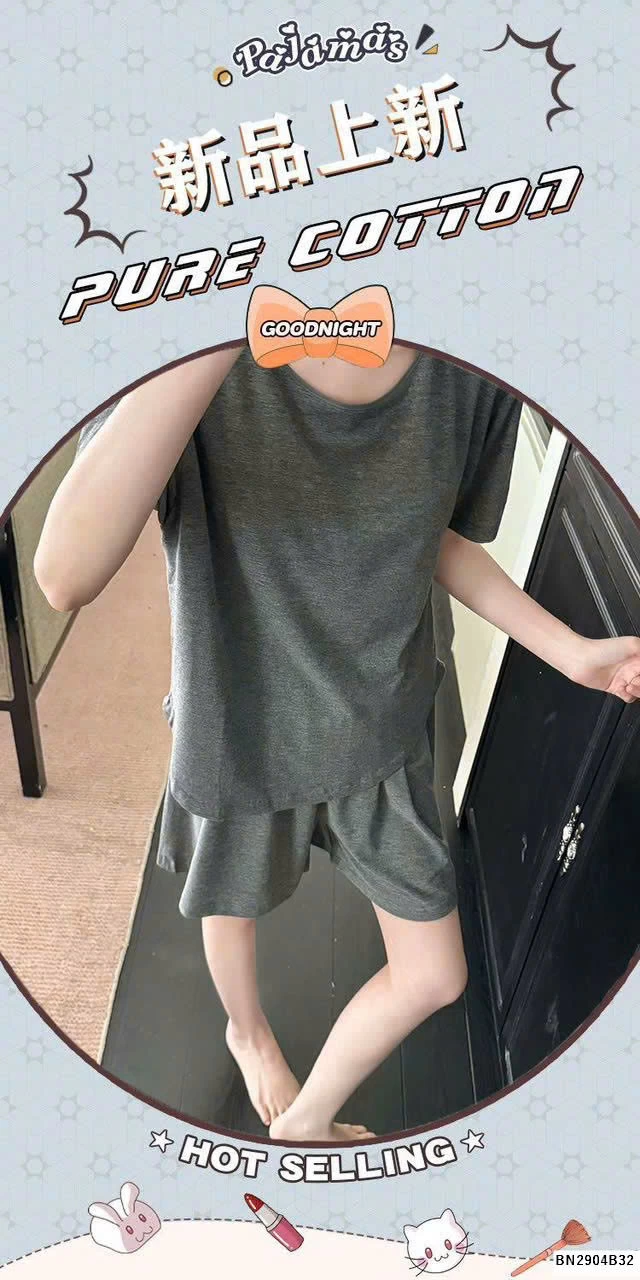 BỘ MẶC NHÀ TRƠN CHO NỮ