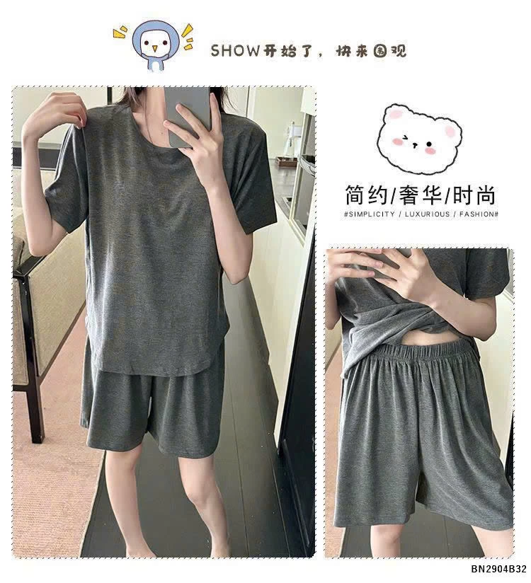 BỘ MẶC NHÀ TRƠN CHO NỮ