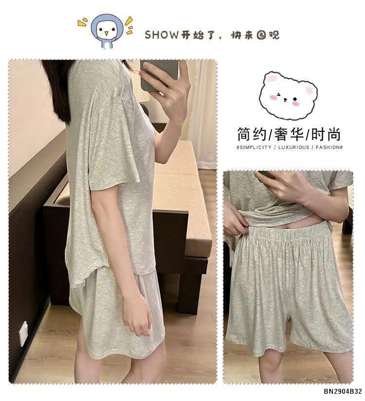 BỘ MẶC NHÀ TRƠN CHO NỮ