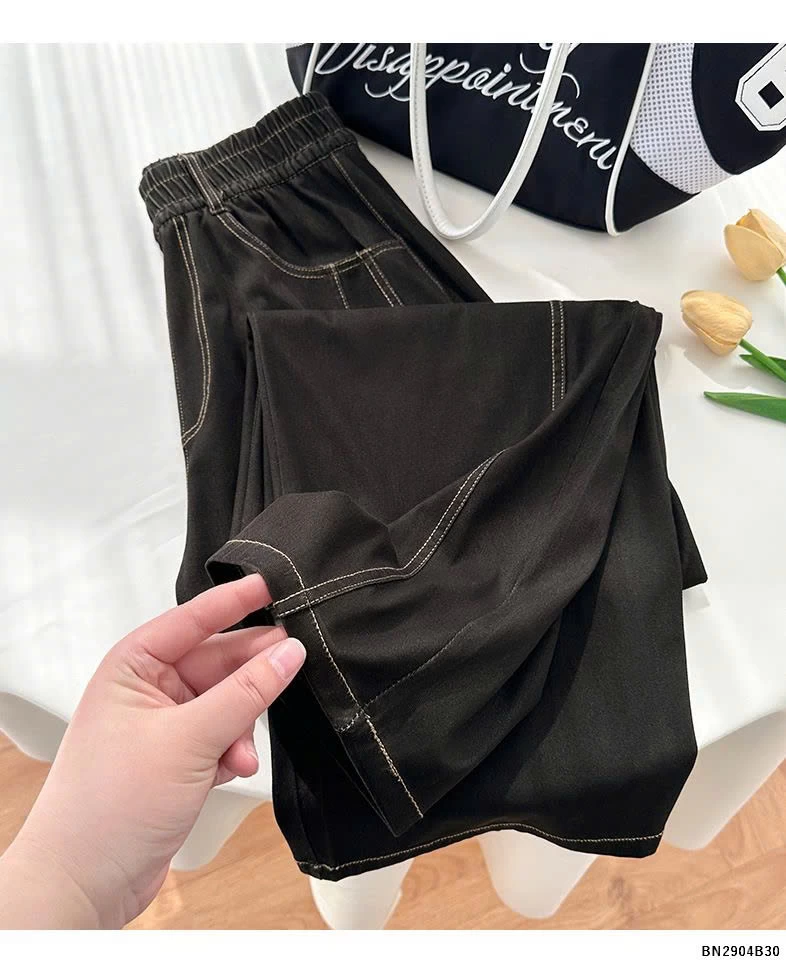 QUẦN JEAN TENCEL ỐNG RỘNG