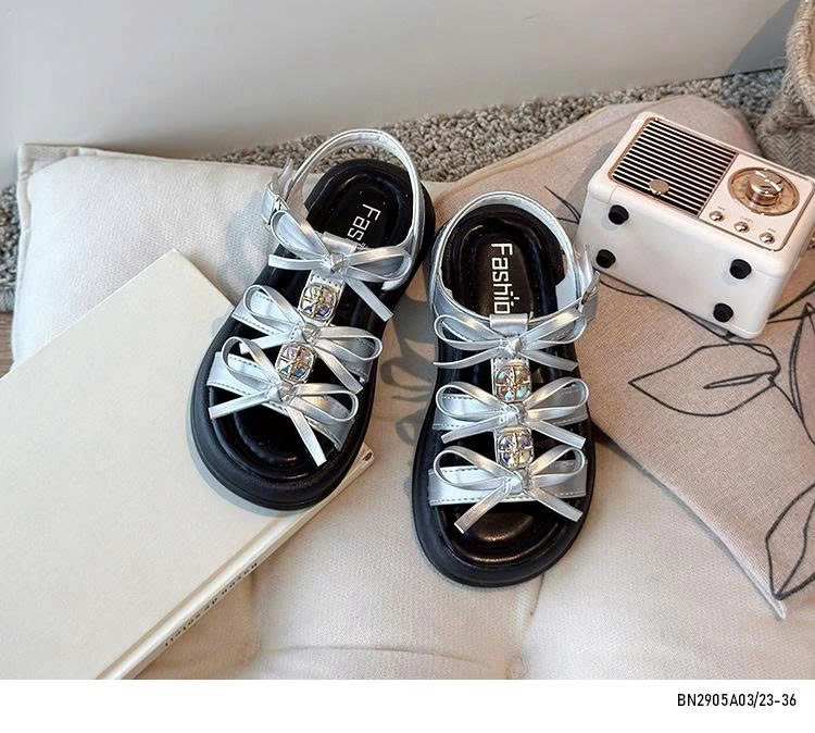 SANDAL NƠ GẤN ĐÁ