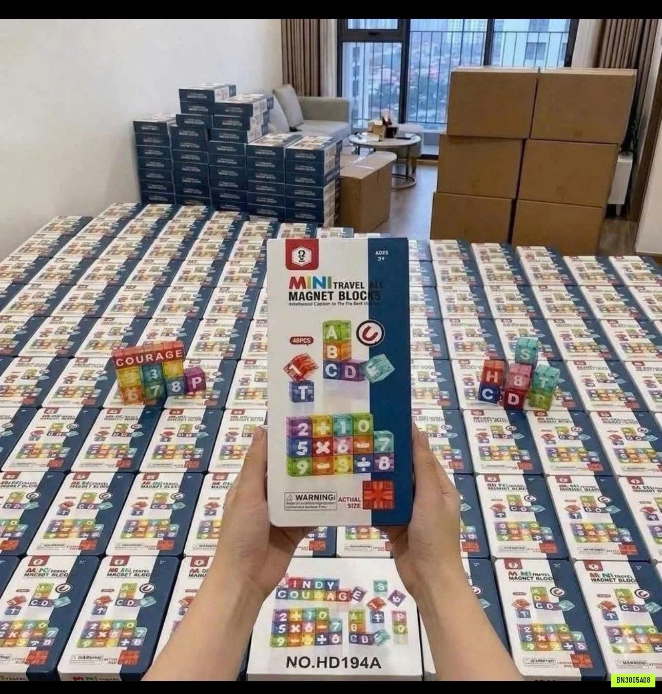 SÉT BỘ 40 NAM CHÂM KHỐI CHỮ SỐ
