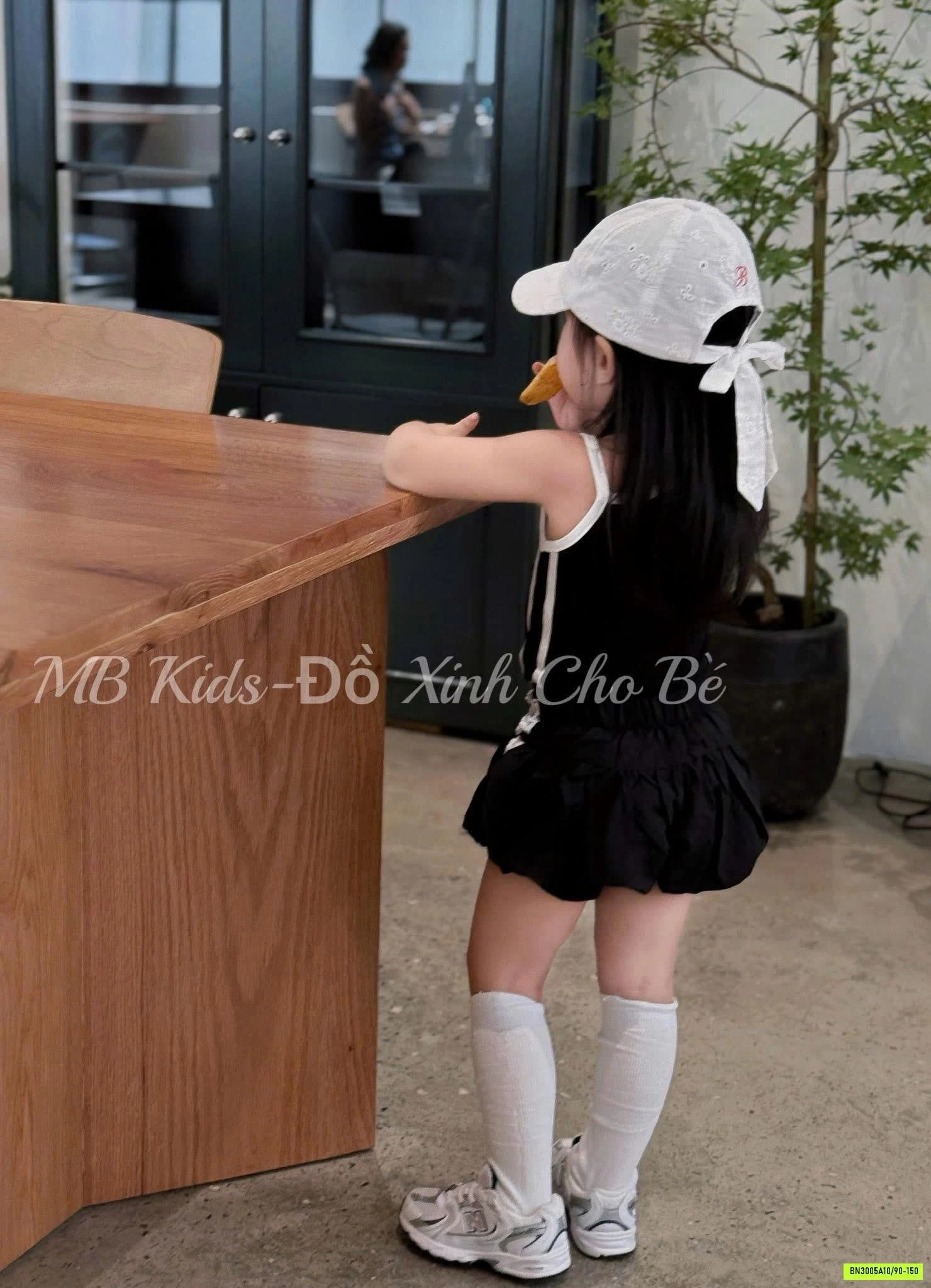 ÁO 2 DÂY MIX QUẦN BÍ ĐEN