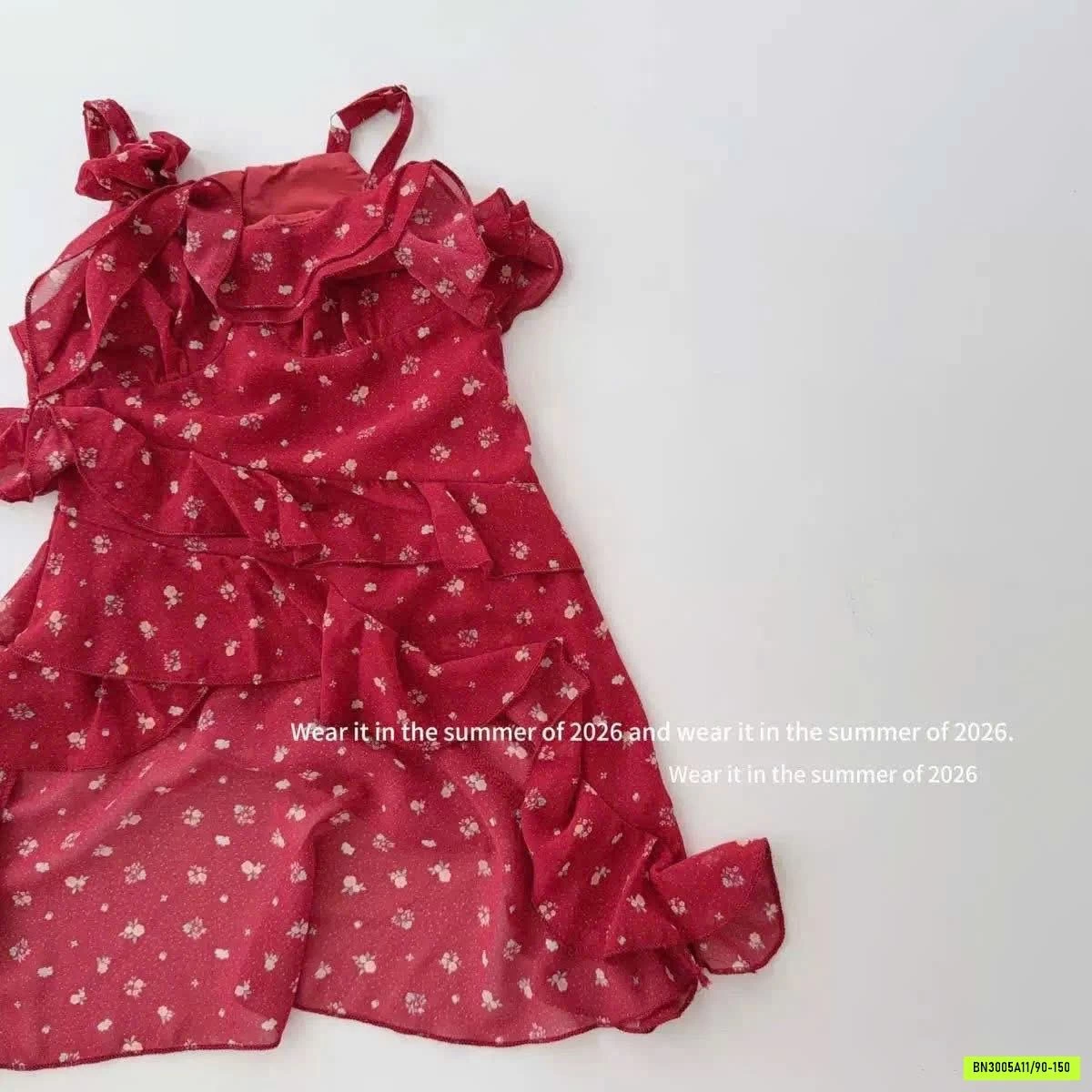 ÁO 2 DÂY ĐỎ MIX SHORT JEANS T&QKIDS