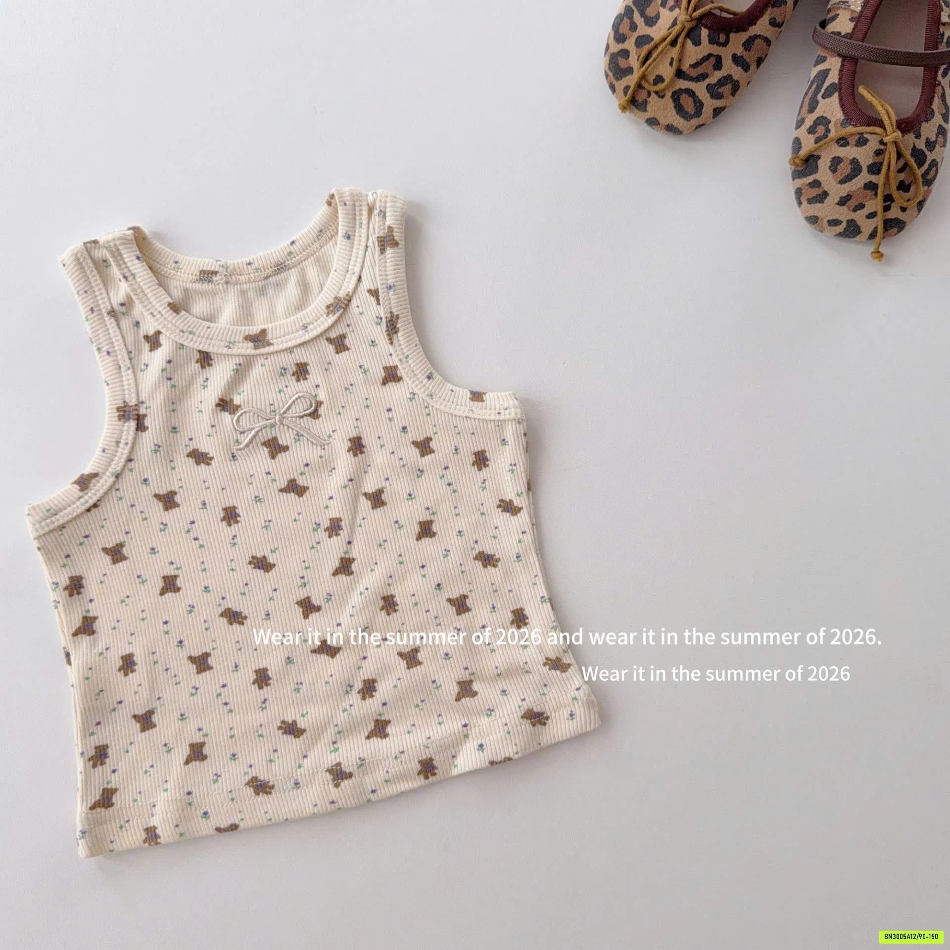 ÁO BA LỖ GẤU MIX SHORT NÂU T&QKIDS