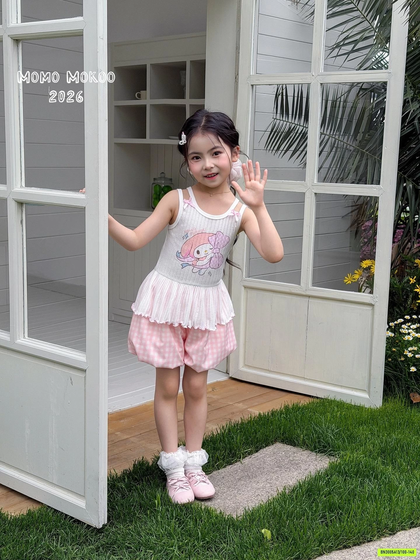 ÁO 2 DÂY QUẦN BÓ SANRIO XINH XẮN