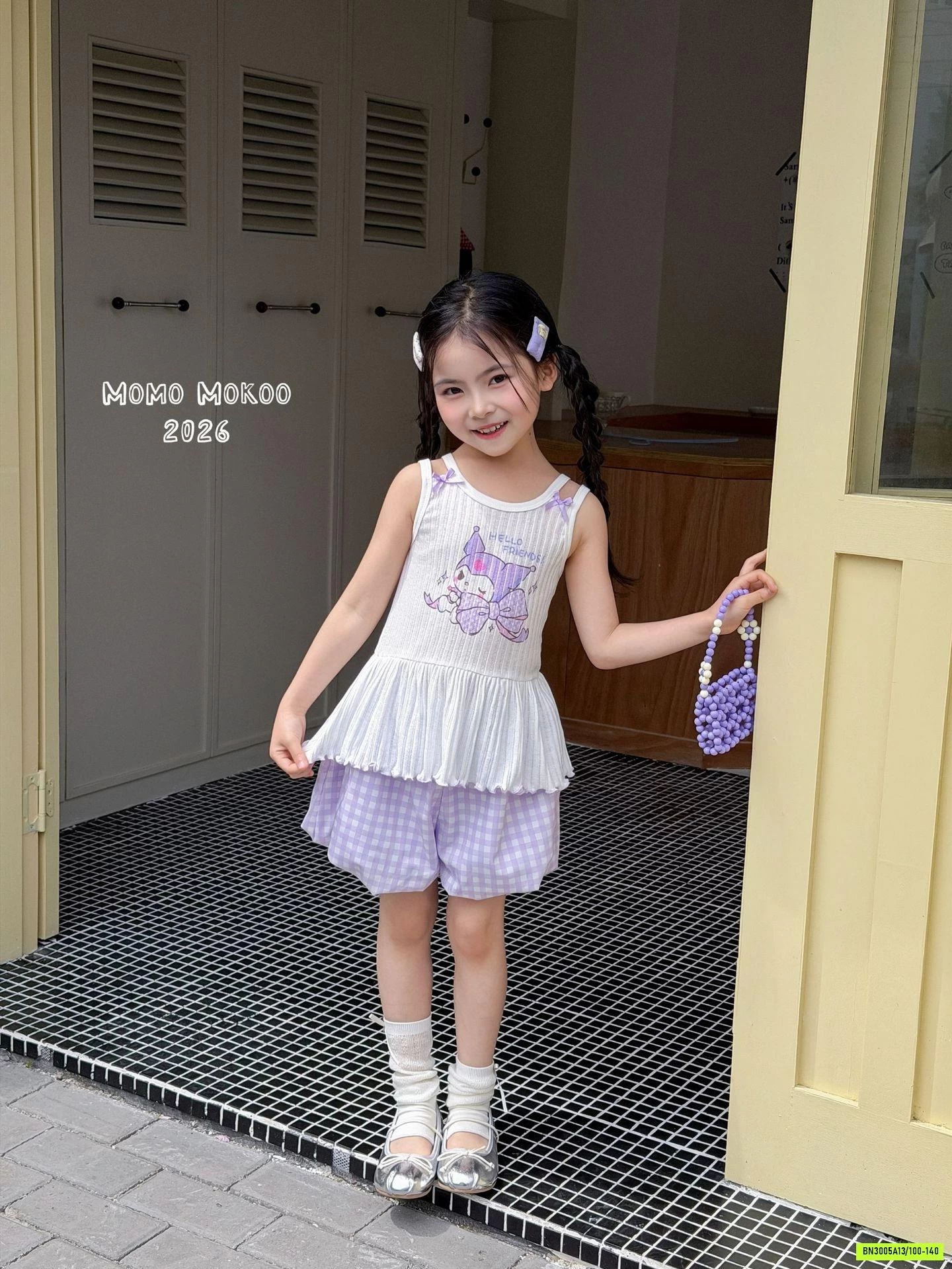 ÁO 2 DÂY QUẦN BÓ SANRIO XINH XẮN