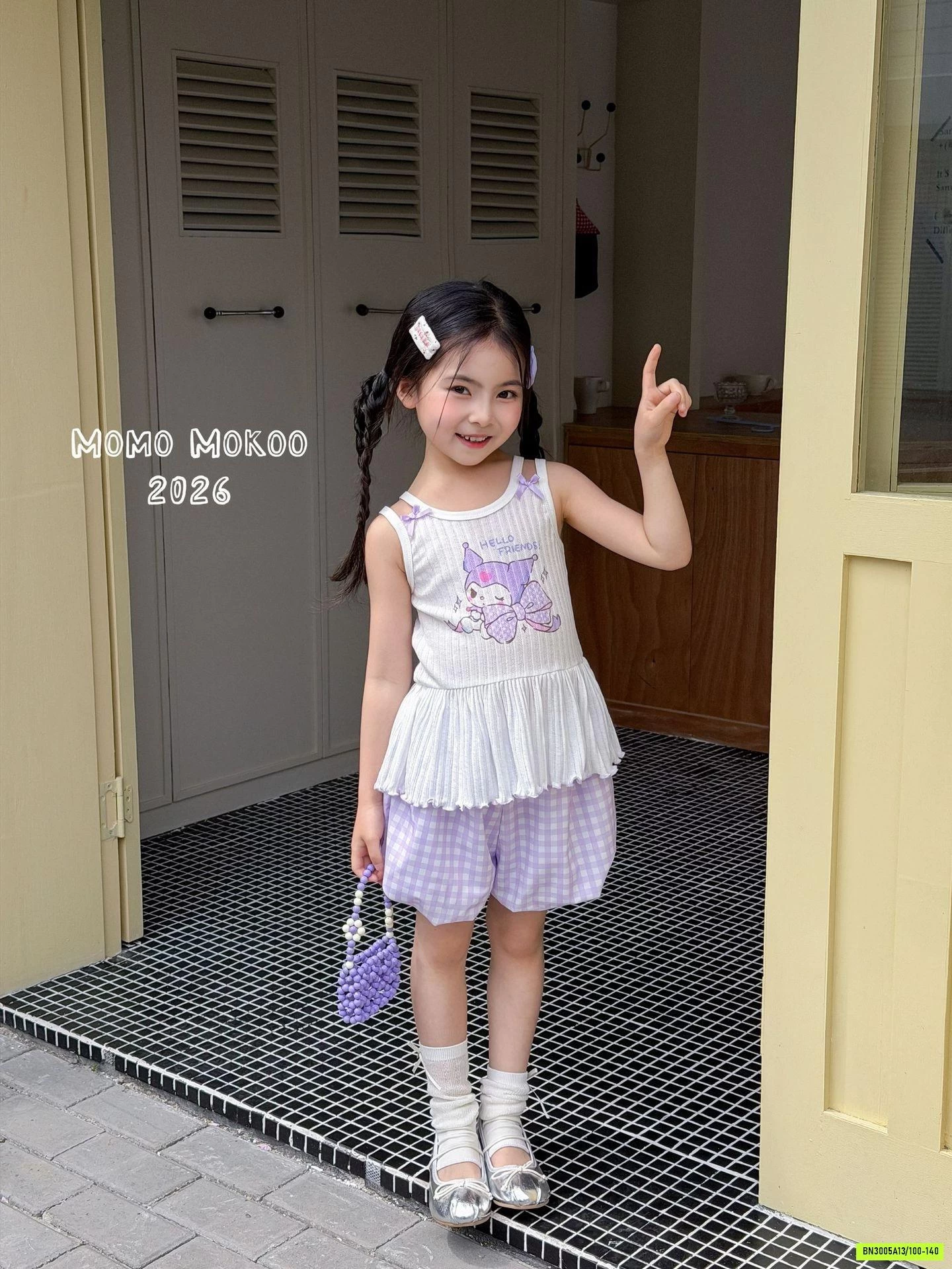 ÁO 2 DÂY QUẦN BÓ SANRIO XINH XẮN