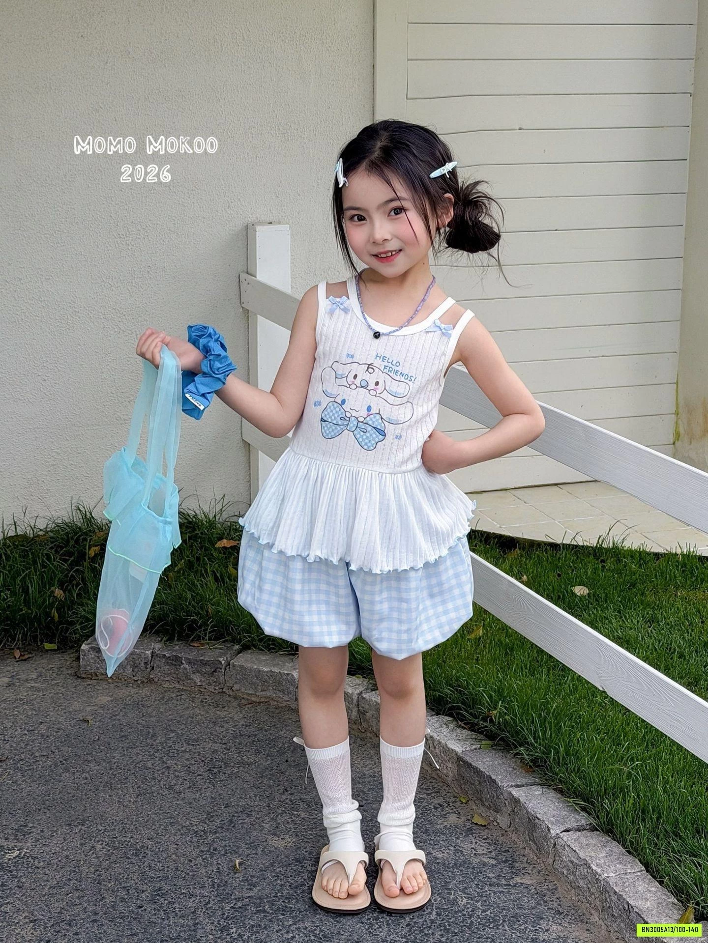 ÁO 2 DÂY QUẦN BÓ SANRIO XINH XẮN