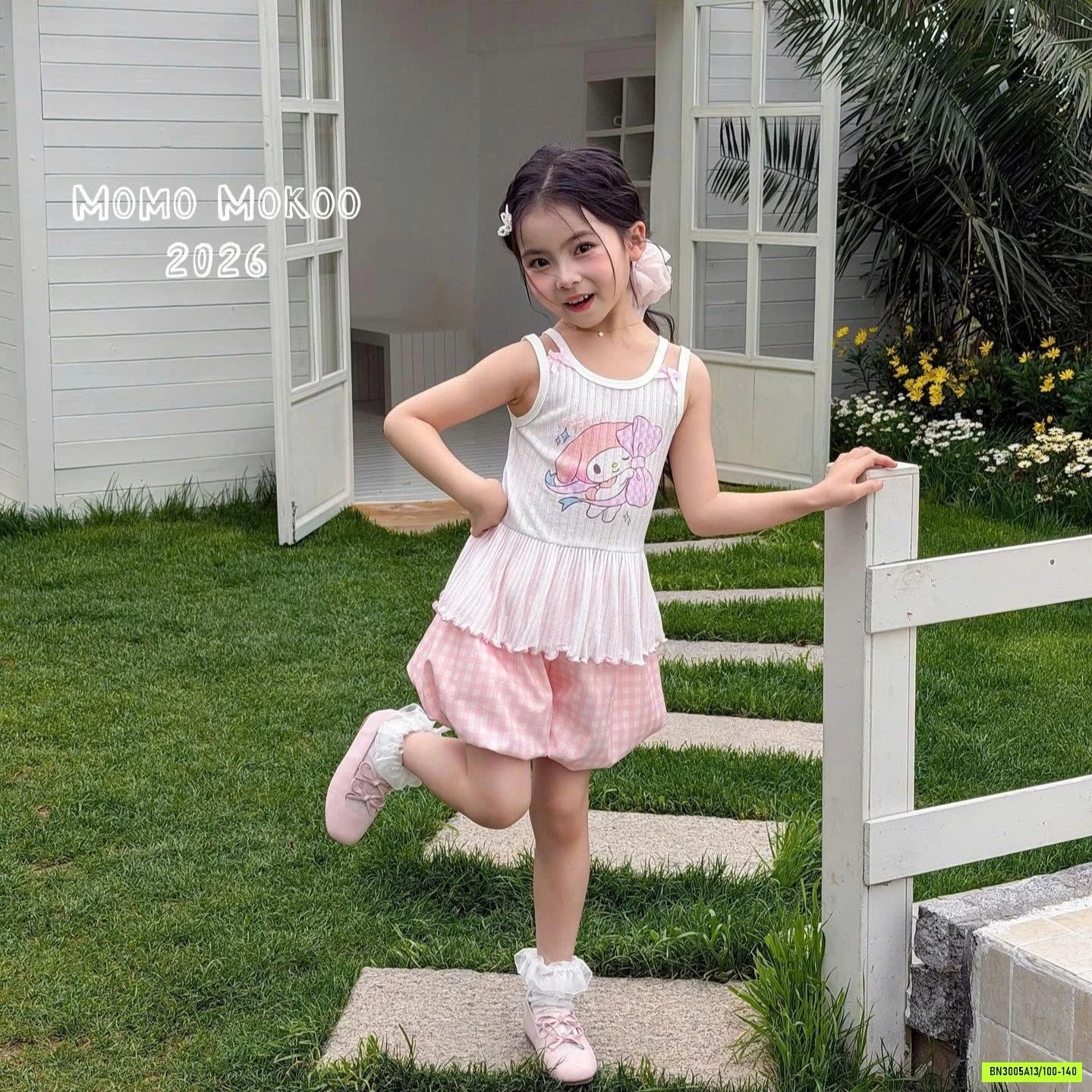 ÁO 2 DÂY QUẦN BÓ SANRIO XINH XẮN