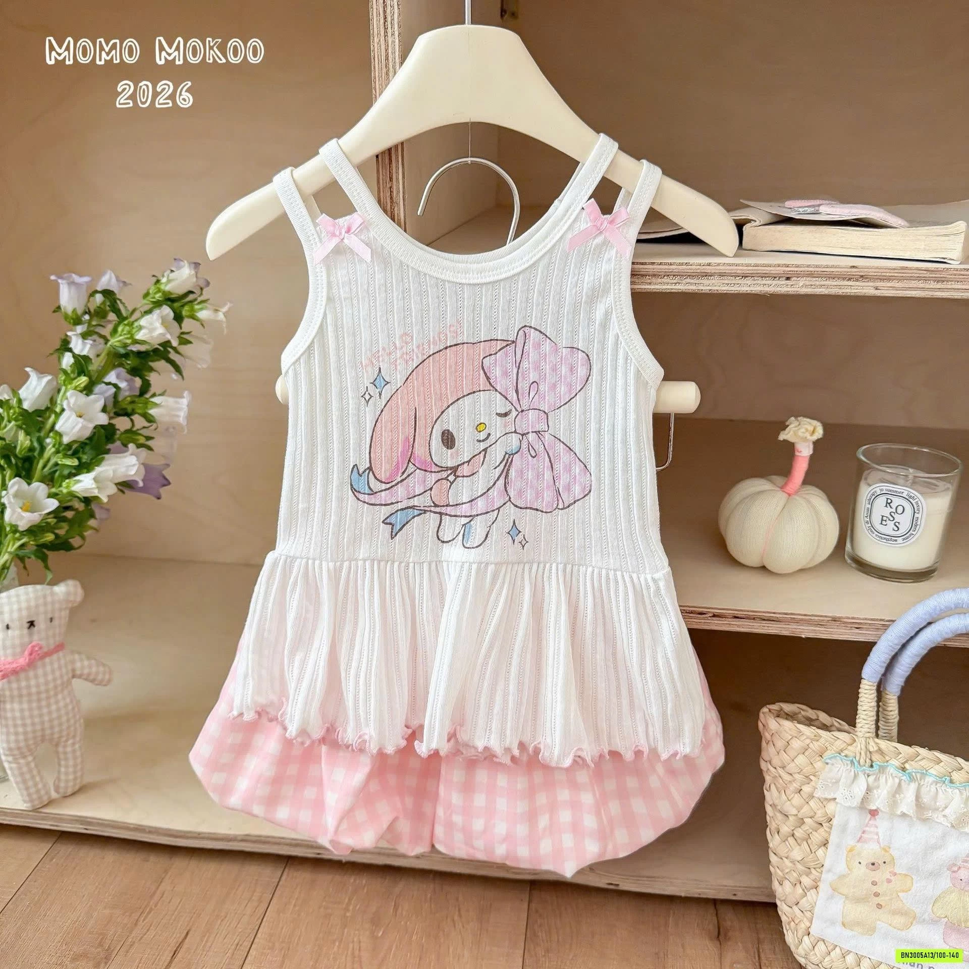 ÁO 2 DÂY QUẦN BÓ SANRIO XINH XẮN