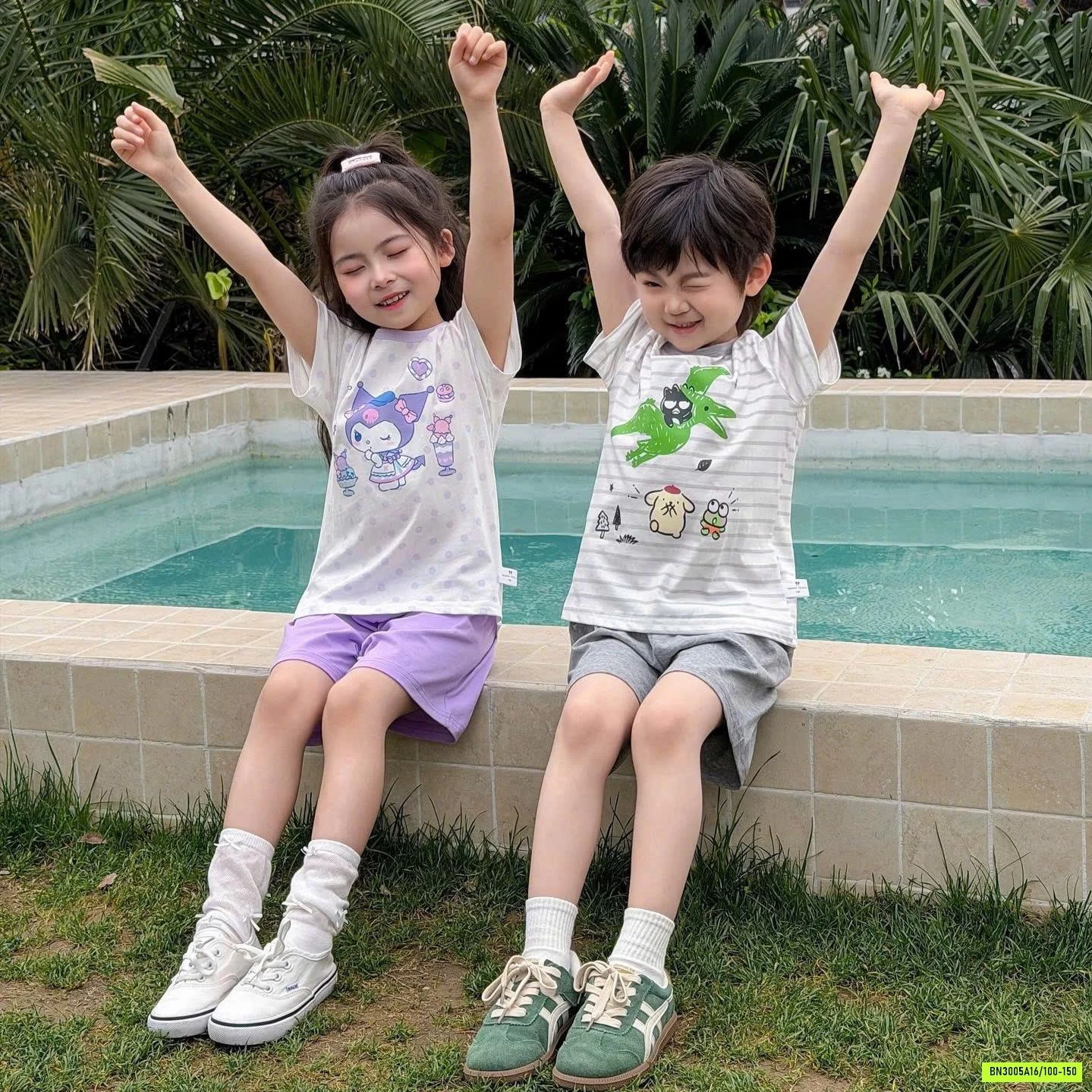 BỘ CỘC COTTON GIẤY HOẠT HÌNH CHO BÉ