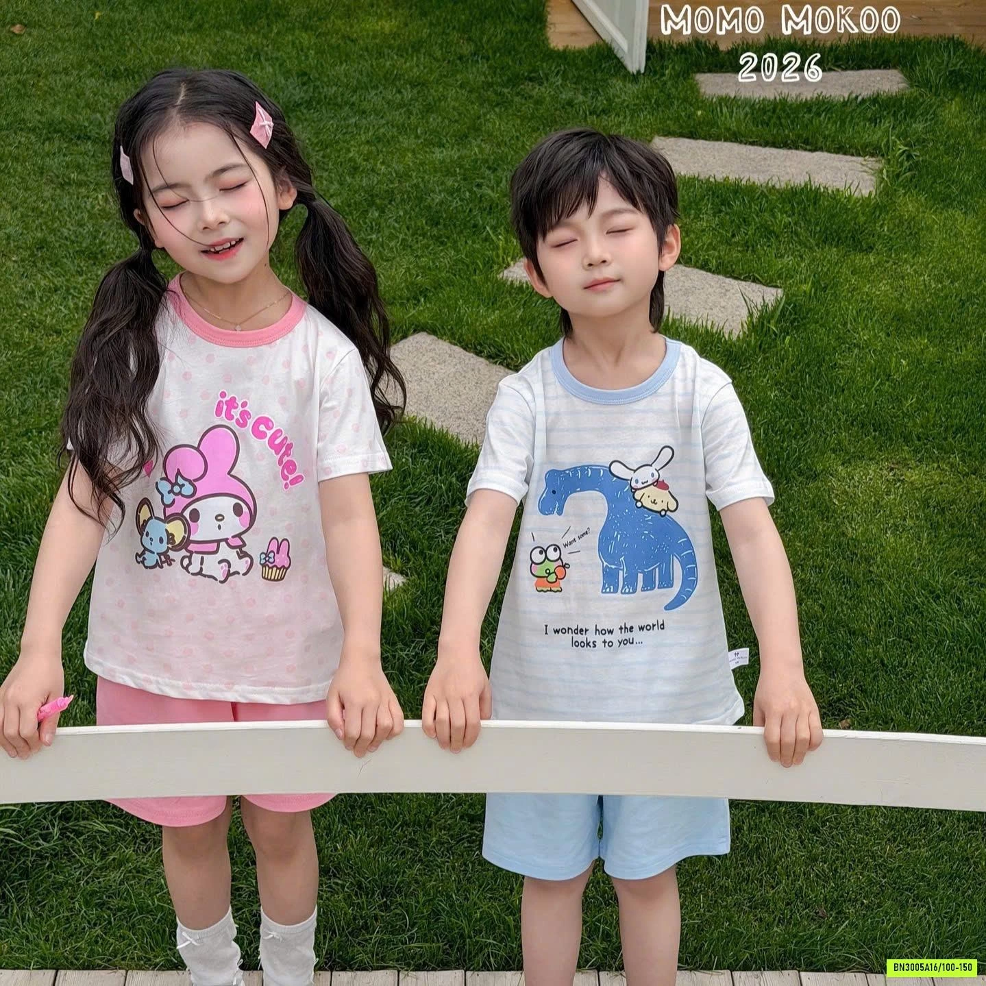 BỘ CỘC COTTON GIẤY HOẠT HÌNH CHO BÉ
