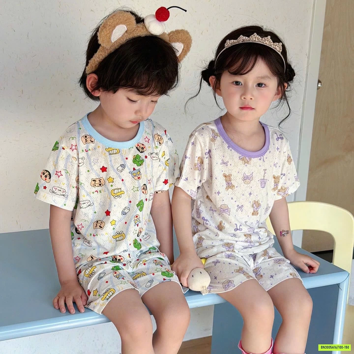 BỘ CỘC COTTON GIẤY HOẠT HÌNH CHO BÉ