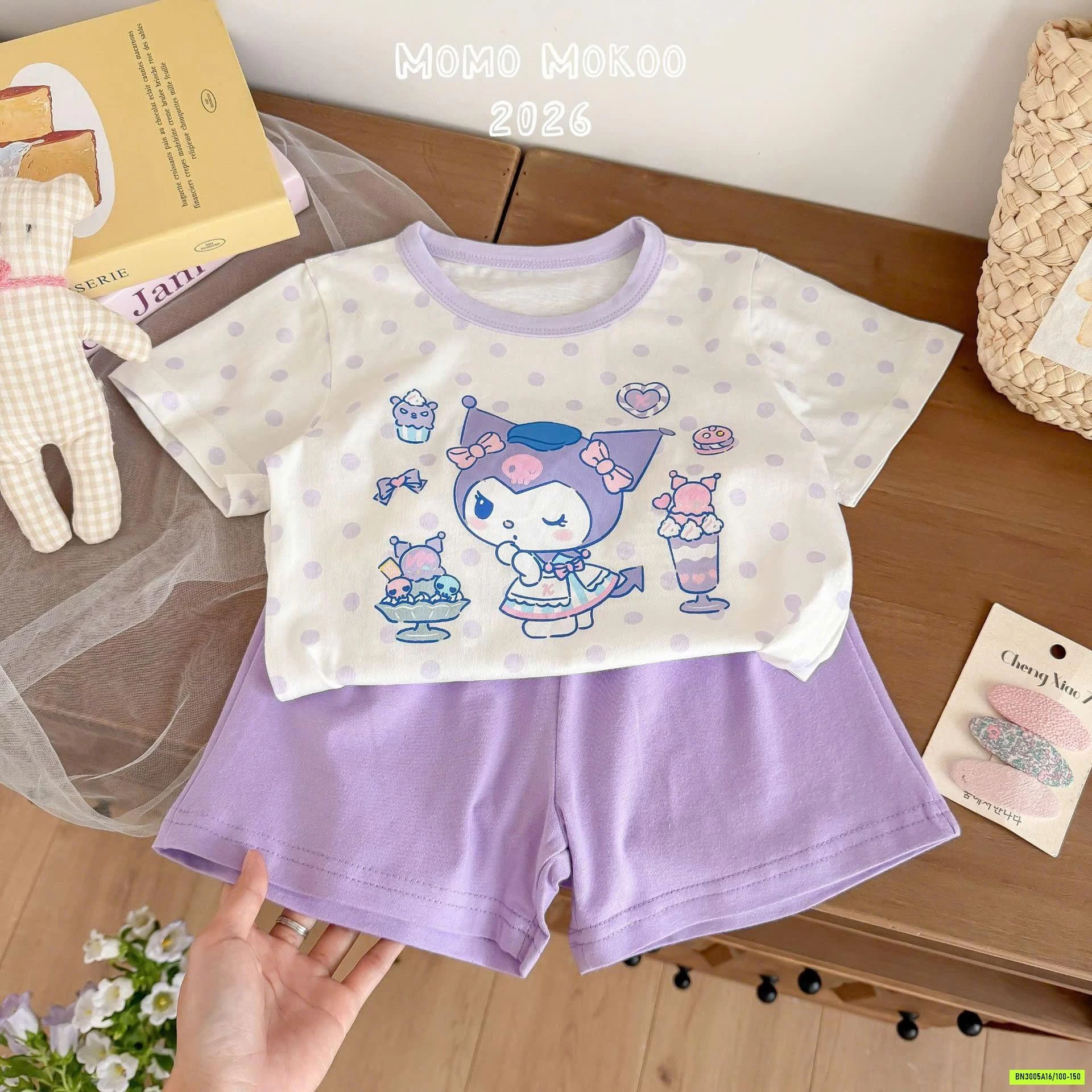 BỘ CỘC COTTON GIẤY HOẠT HÌNH CHO BÉ