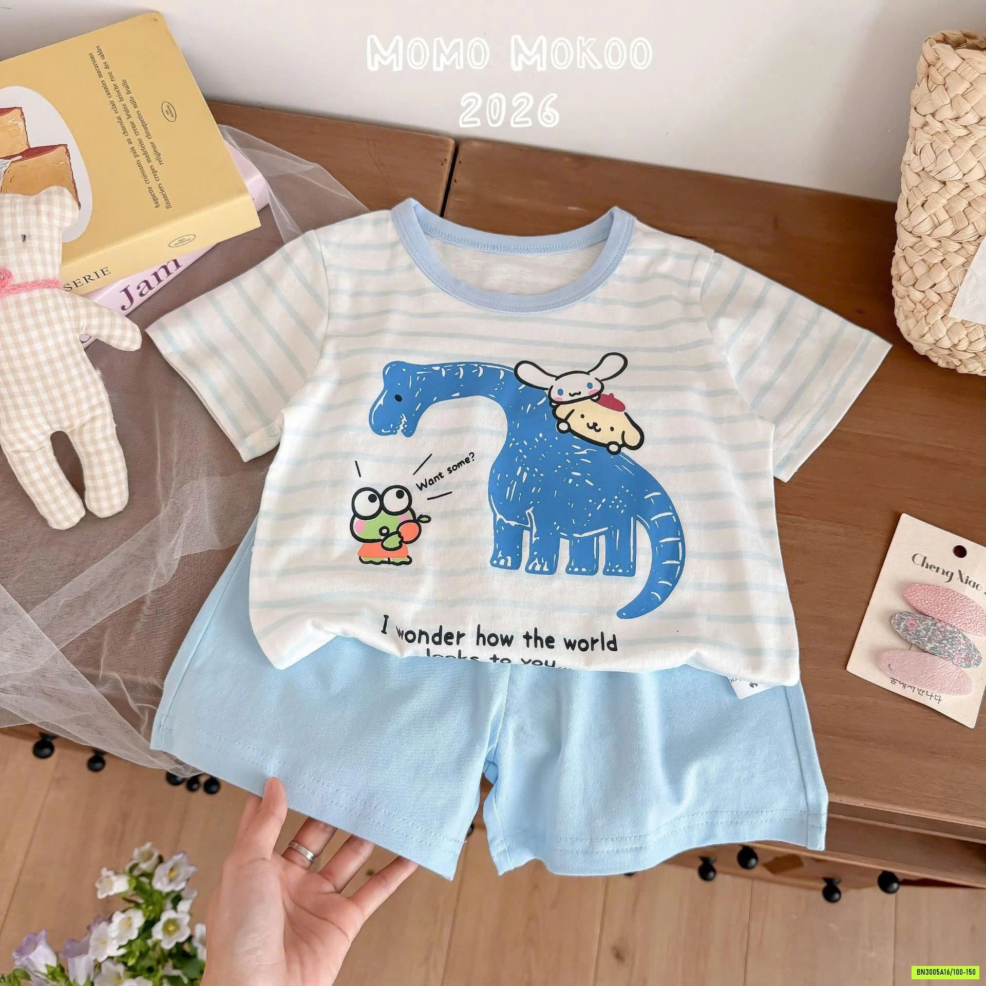 BỘ CỘC COTTON GIẤY HOẠT HÌNH CHO BÉ