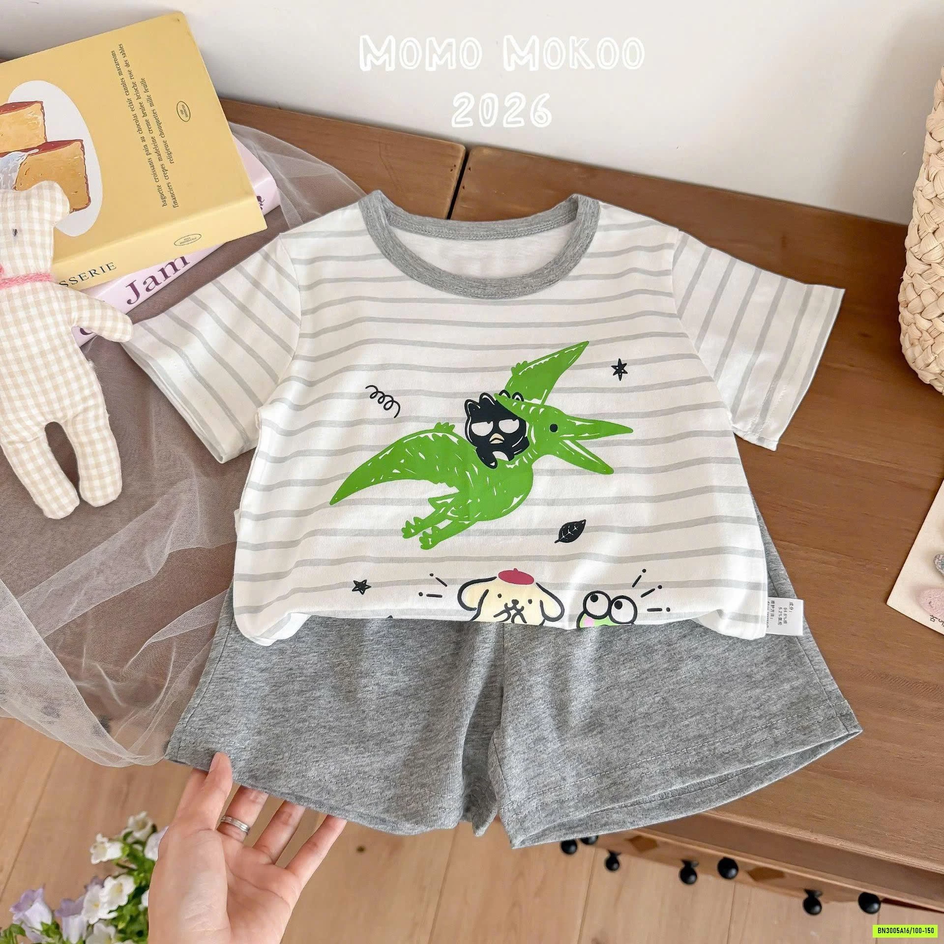 BỘ CỘC COTTON GIẤY HOẠT HÌNH CHO BÉ